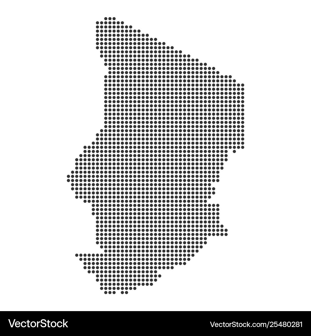 Map with dot Royalty Free Vector Image - VectorStock
