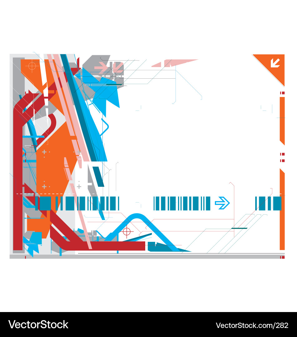Abstract Circuit Board Background vector image