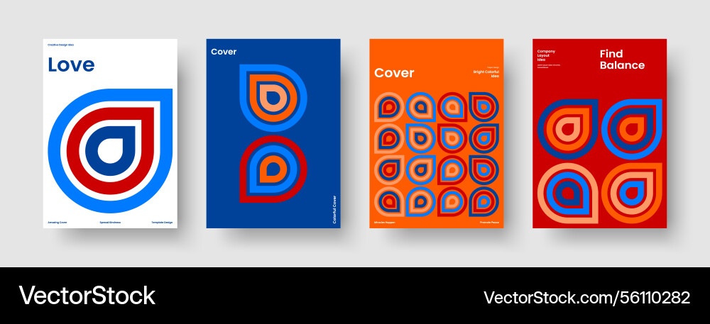 Abstract report design creative background layout Vector Image