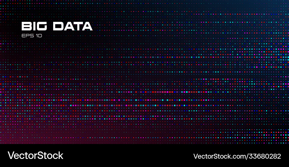 Big data visualization abstract background Big data visualization abstract background vector image