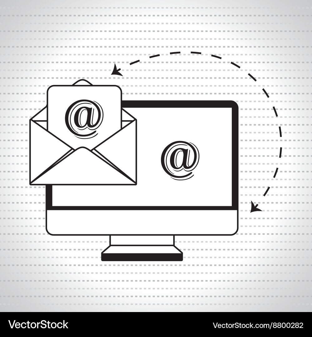 Computer technology design Vector Image