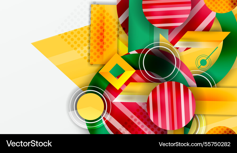 Dynamic complex geometric abstract background Dynamic complex geometric abstract background Vector Image