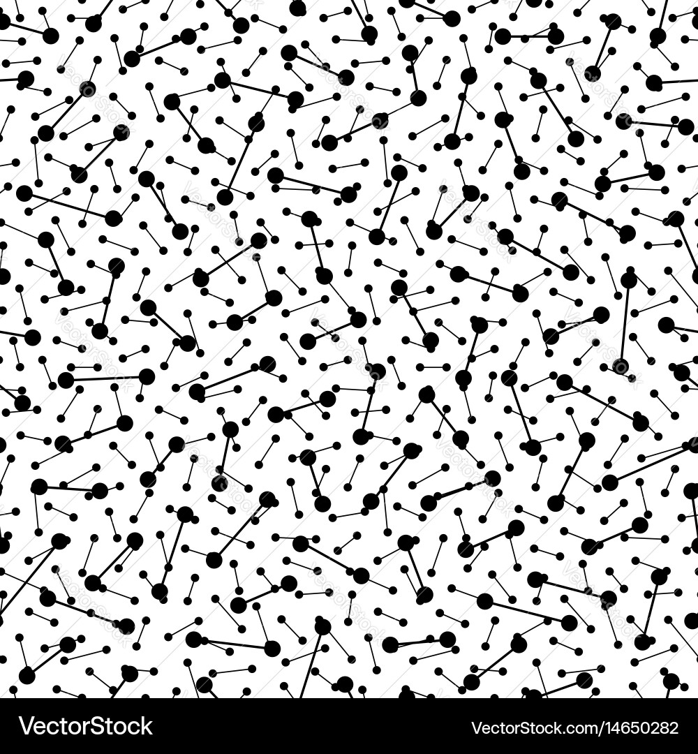 Seamless pattern black and white simple texture Vector Image