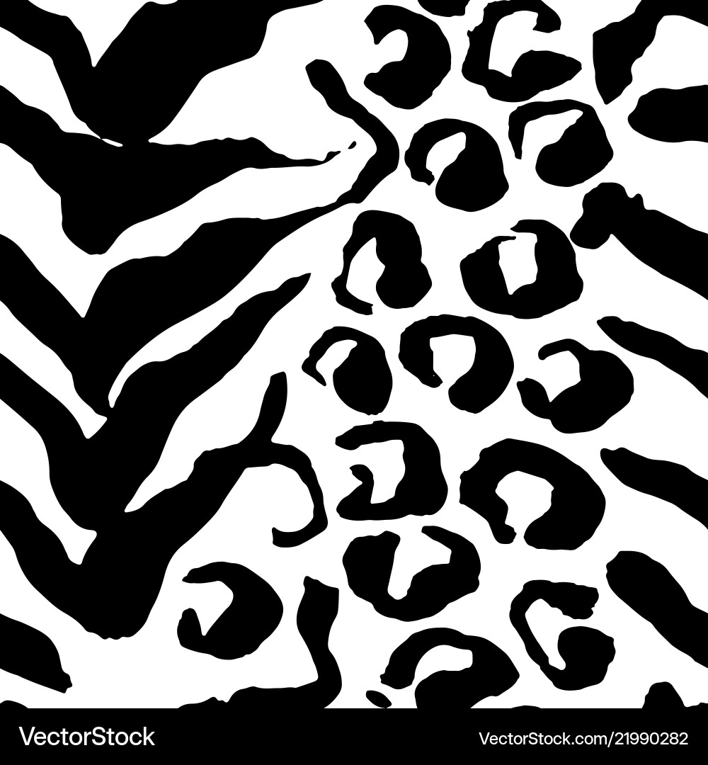 Tiger print seamless pattern Vector Image