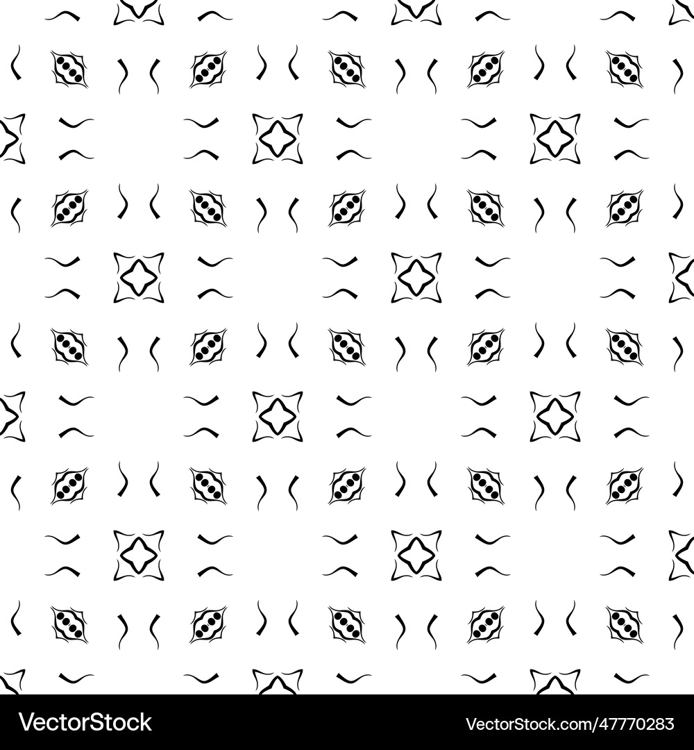 Abstract seamless pattern repeated design on white Vector Image
