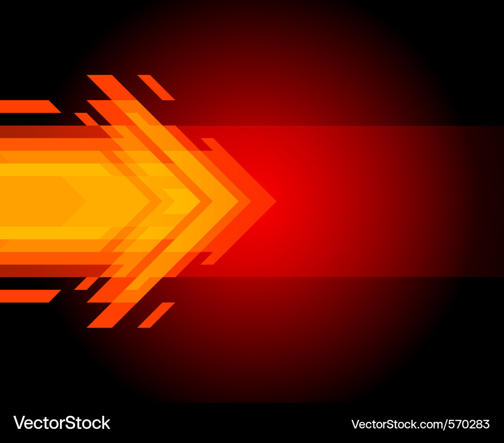 Dynamic Arrow Flow Background vector image