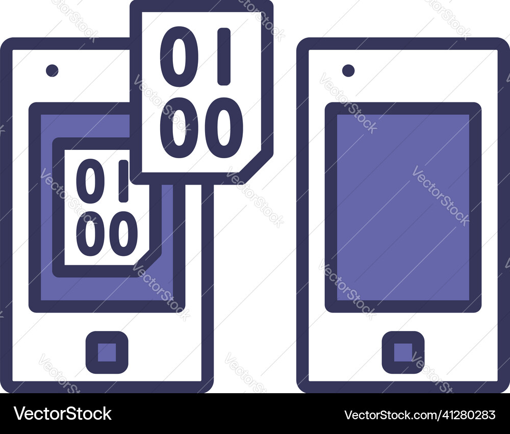 Exchanging data icon Exchanging data icon vector image