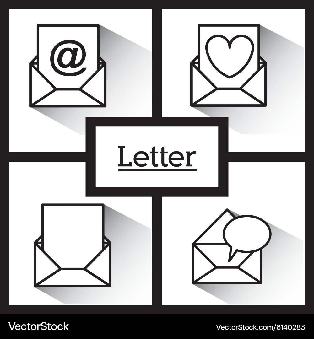 Message design Vector Image