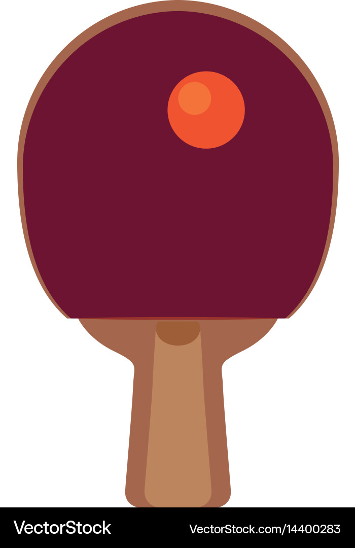 Ping pong racket Vector Image
