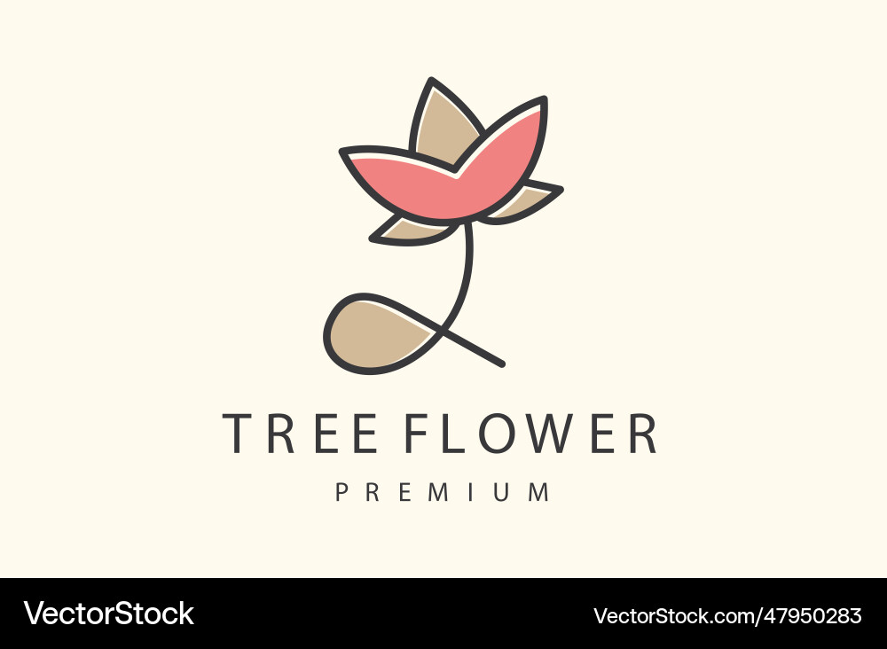 Tree flower Tree flower vector image