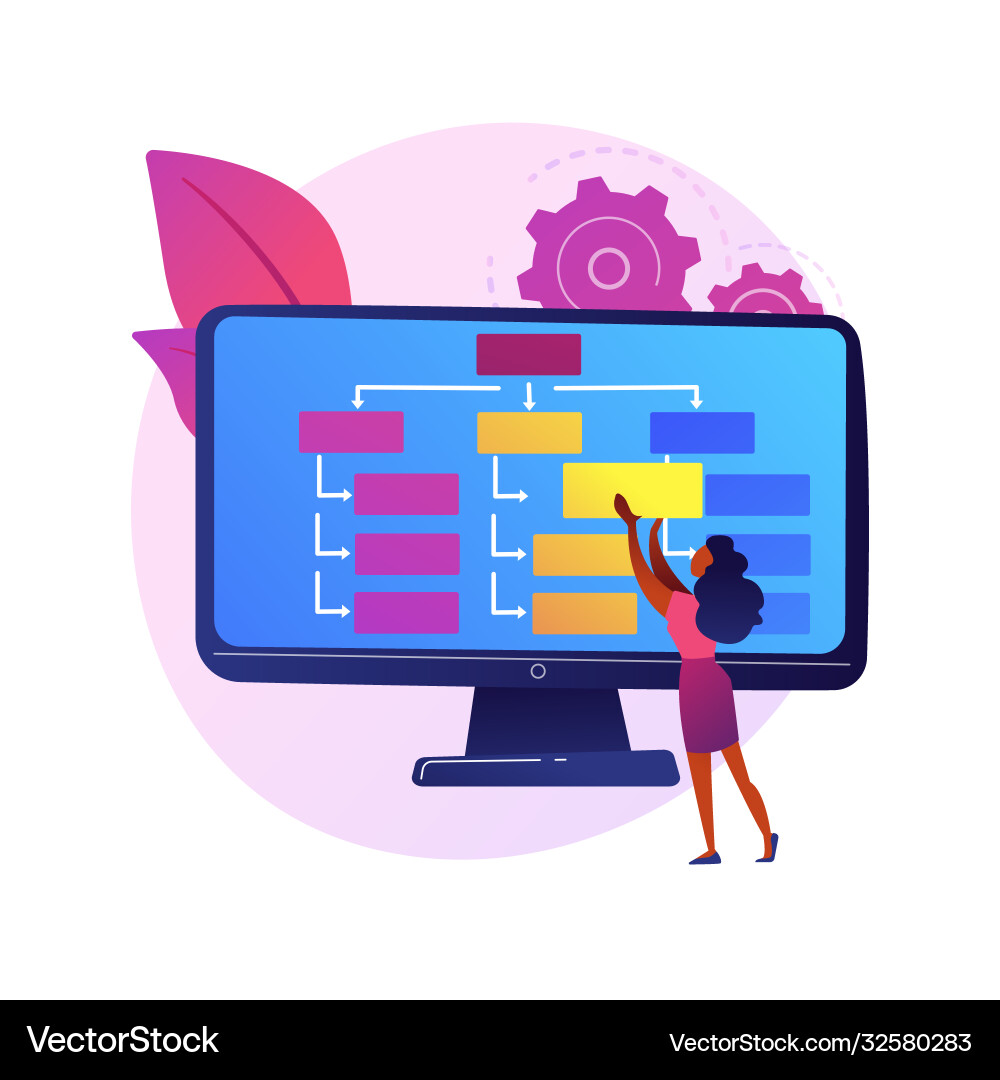 Web design and content creating Vector Image