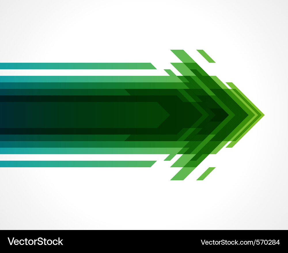 Dynamic Arrow Stream Vector Image