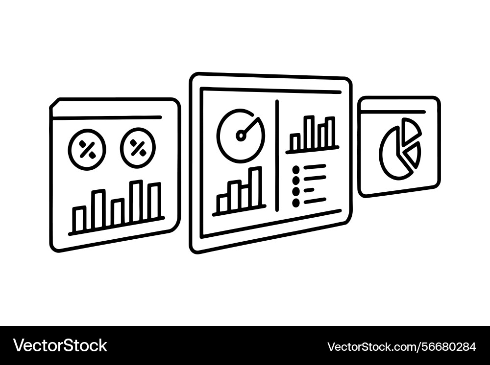 Futuristic interface displaying data management Futuristic interface displaying data management vector image