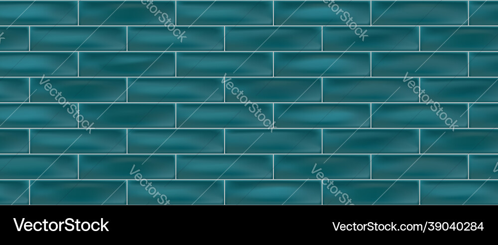 Green Metro Tile Pattern Royalty Free Vector Image