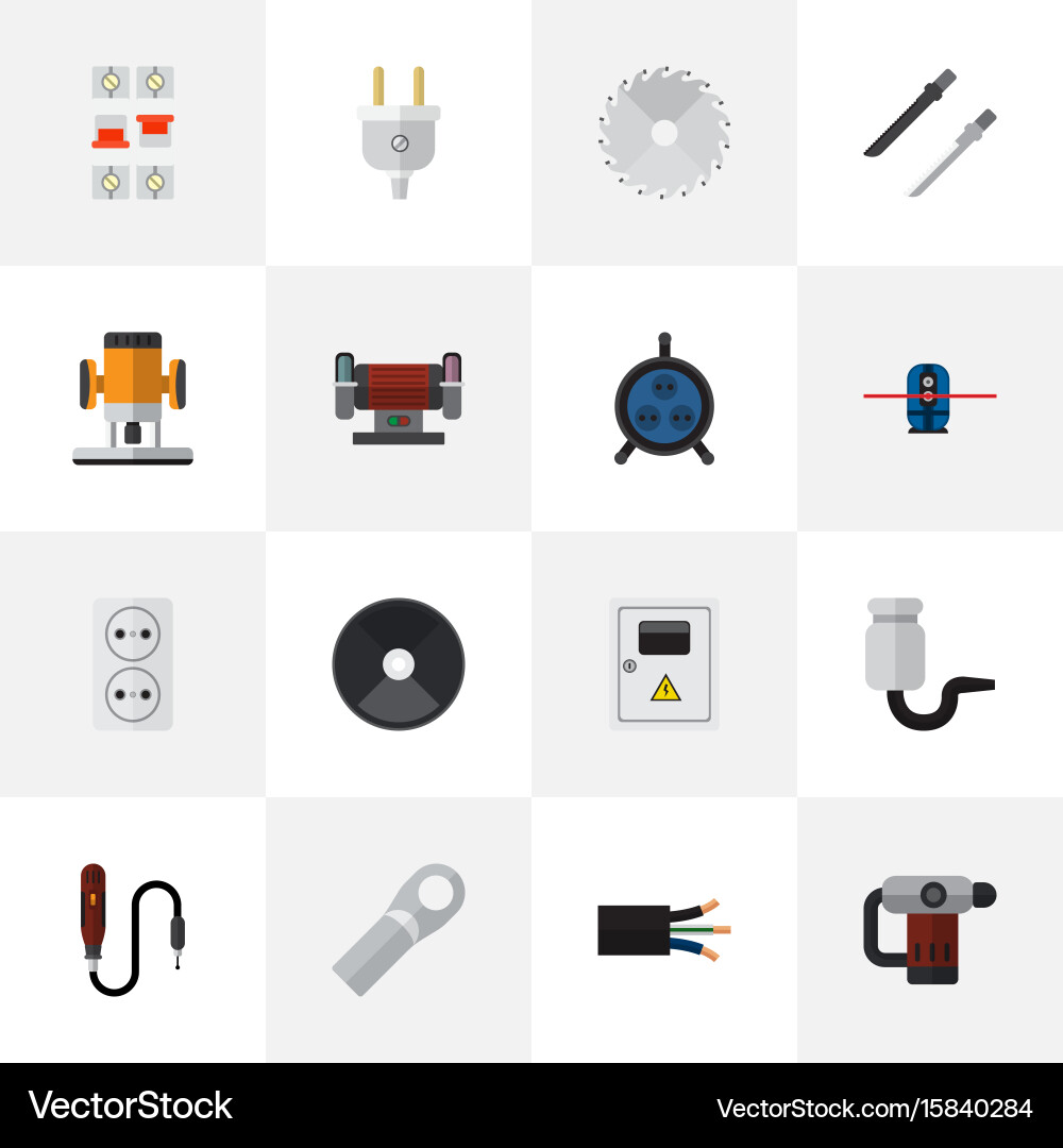 Set of 16 editable instruments icons includes vector image