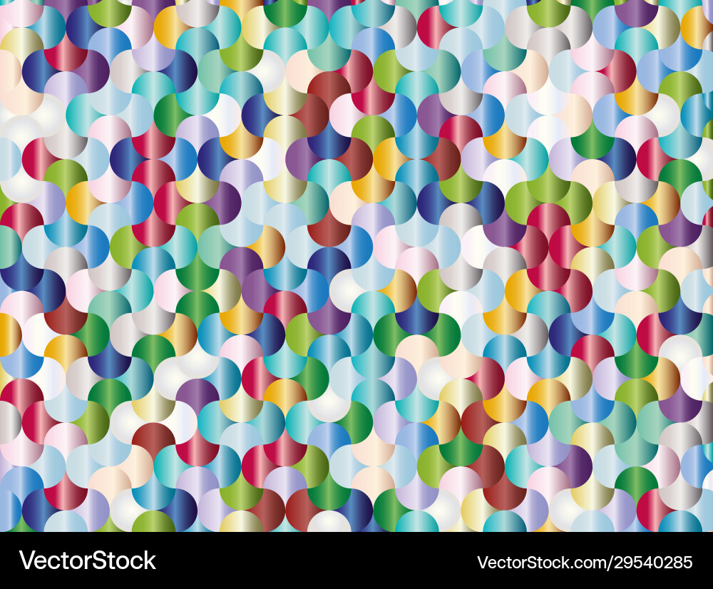 Abstract colorful gradient mosaic pattern vector image