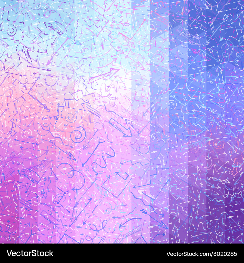 Bright abstract background with arrows Vector Image
