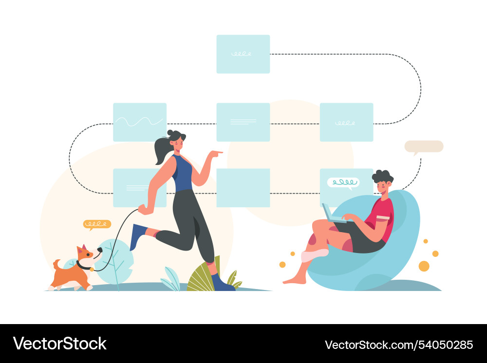 Logic programming Logic programming Vector Image
