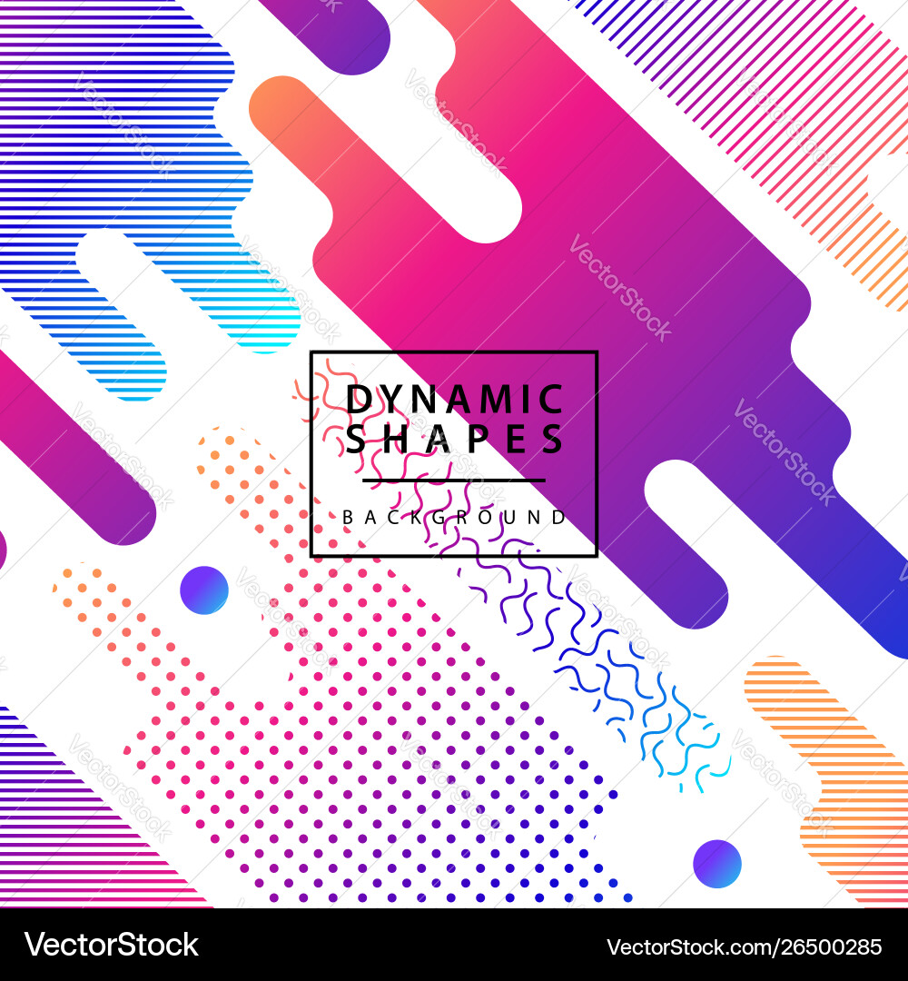 Modern style abstract flat dynamic background Modern style abstract flat dynamic background Vector Image