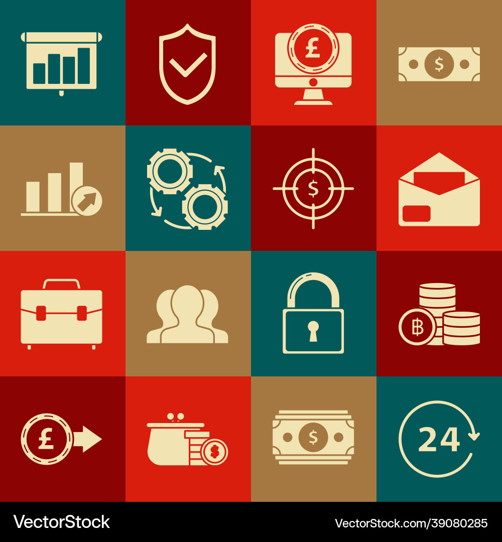 Set clock 24 hours gear and arrows as workflow Set clock 24 hours gear and arrows as workflow Vector Image