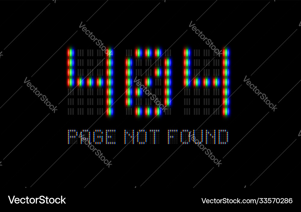 404 page not found text written with realistic 404 page not found text written with realistic vector image