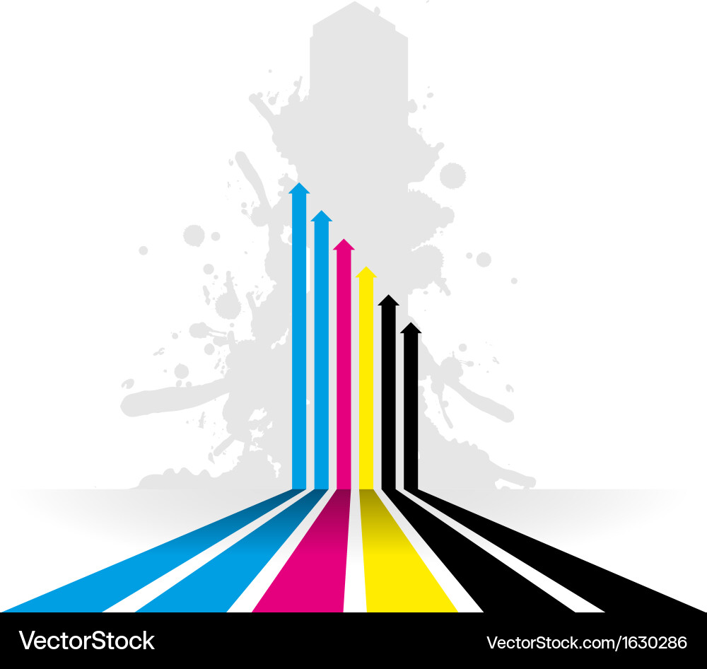 Abstract Colourful Line Splash Background vector image