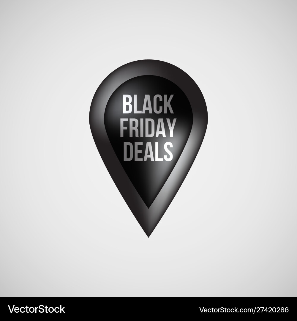 Black bubble map pointer badge Black bubble map pointer badge Vector Image