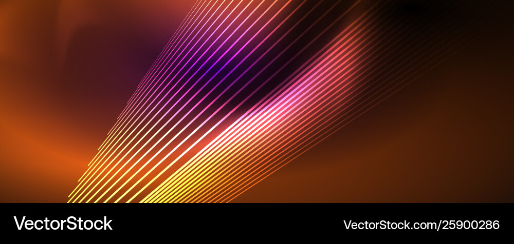 Color light with lines outer space background Color light with lines outer space background vector image