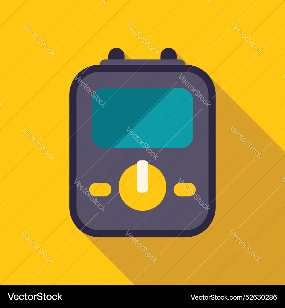 Electronic device with buttons and screen is lying Electronic device with buttons and screen is lying vector image