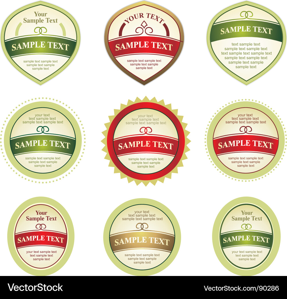 Label Vector Image