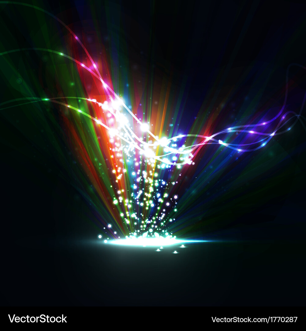 Abstract eps10 creative dynamic element light vector image