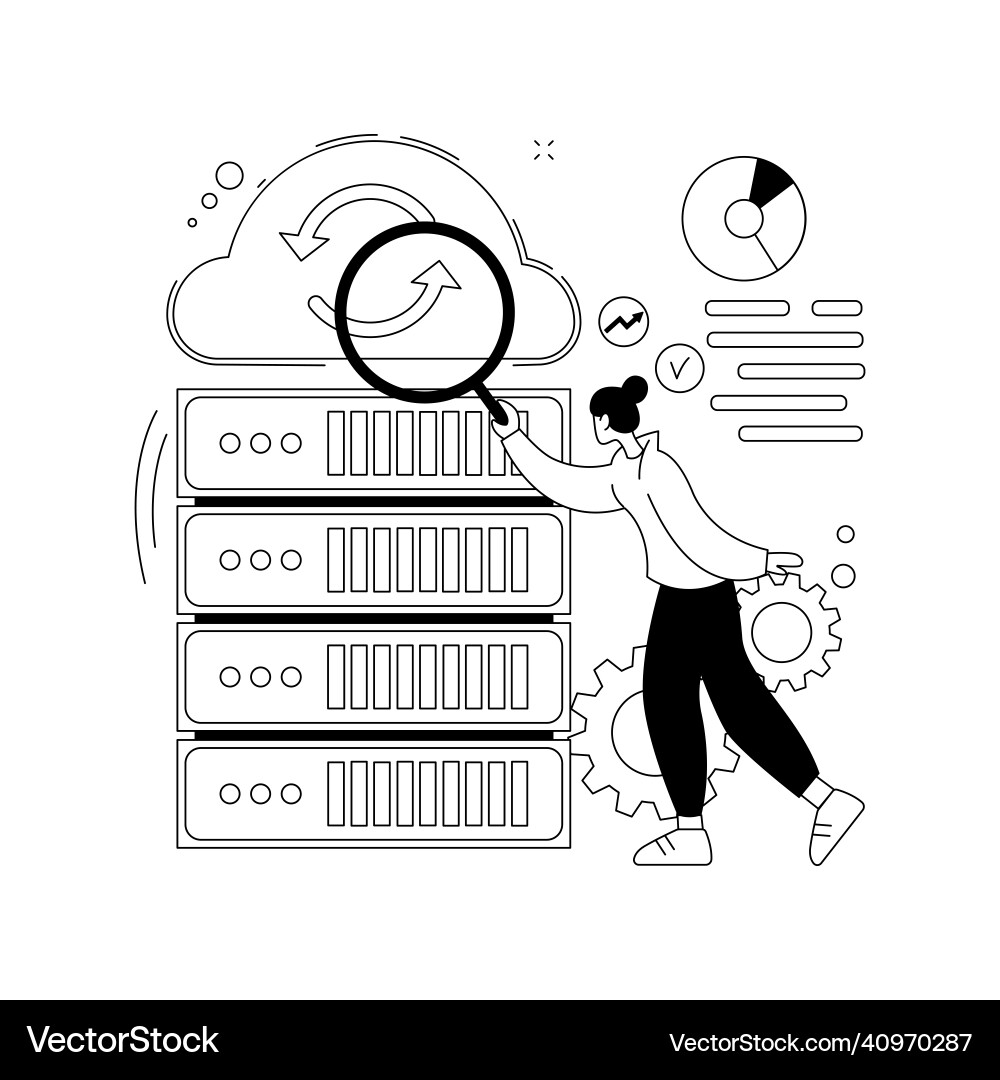 Big data analytics abstract concept Big data analytics abstract concept vector image