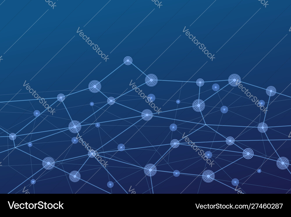 Digital Network Connection vector image