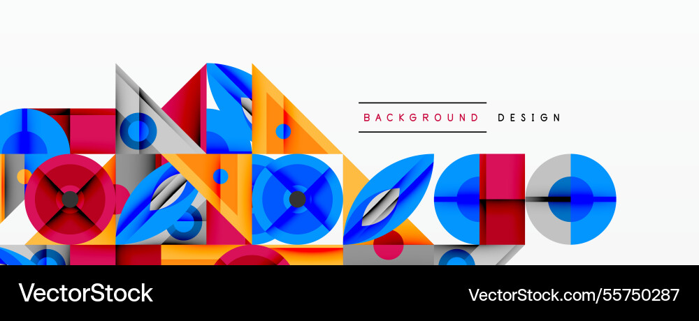 Dynamic geometric composition with sharp angles Dynamic geometric composition with sharp angles Vector Image