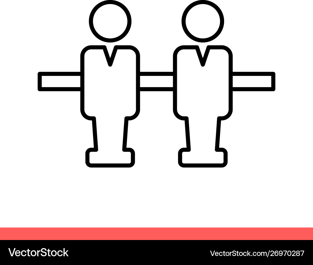 Foosball-Symbol für Web oder mobile App Foosball-Symbol für Web oder mobile App vektorbild