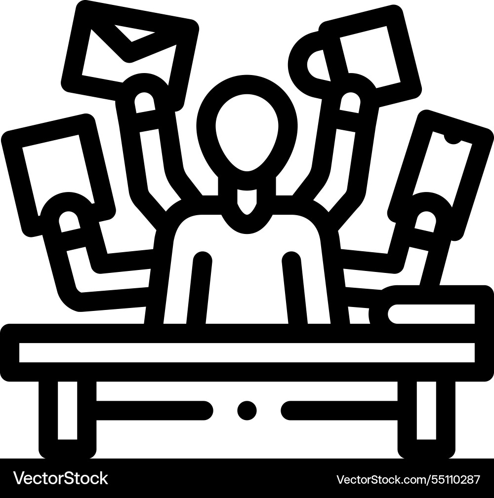 Multitool icon thin linear style design isolated Multitool icon thin linear style design isolated vector image