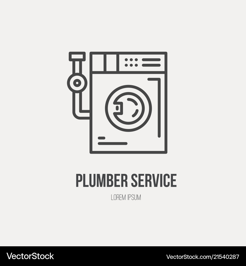 Plumbing logo Plumbing logo vector image