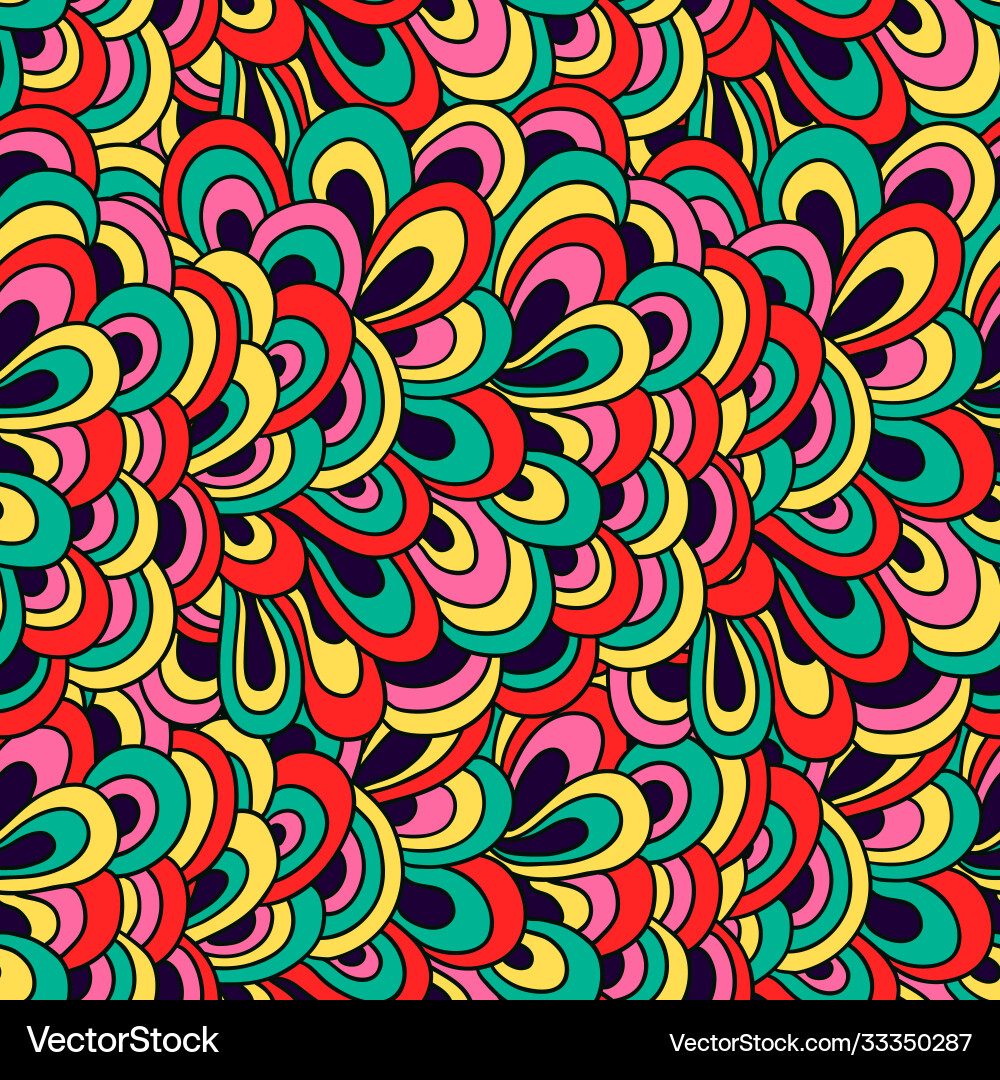 Psychedelic Abstract Pattern vector image