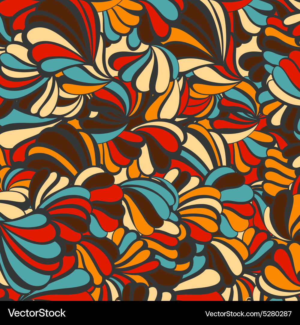 Sea shell pattern on a background vector image