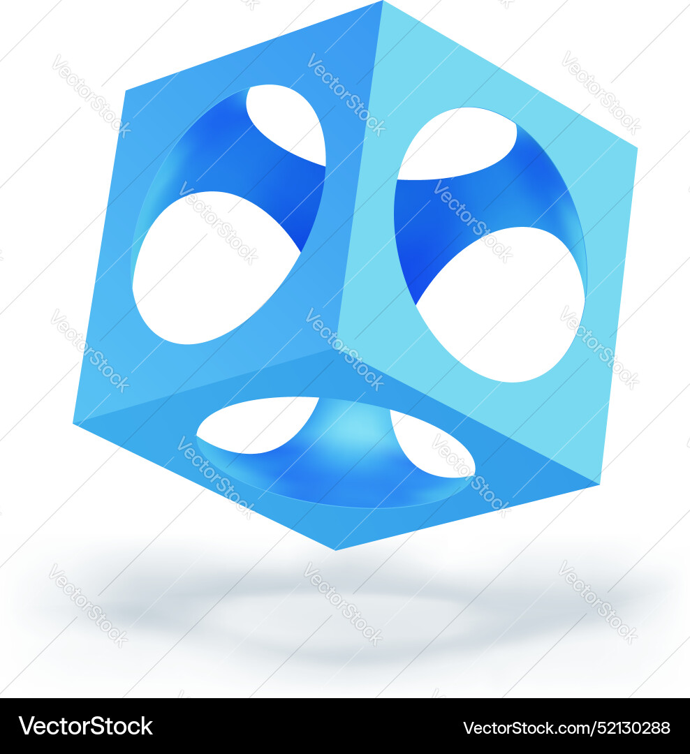 Abstract cube Abstract cube vector image