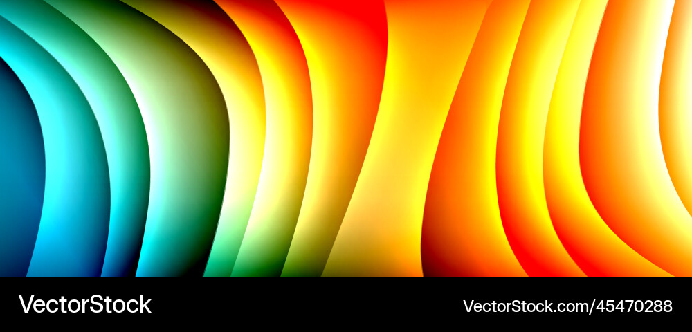 Dynamic trendy simple fluid color gradient vector image