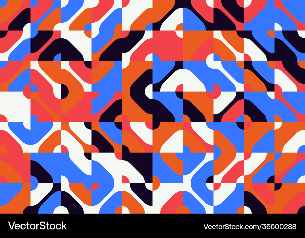 Mosaic abstract pattern design Mosaic abstract pattern design vector image