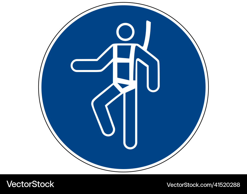 Signs Safety Harness Vector Images (over 1,400)
