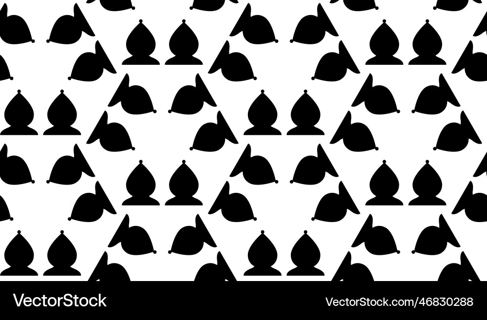 Seamless pattern with chess bishop endless Seamless pattern with chess bishop endless vector image