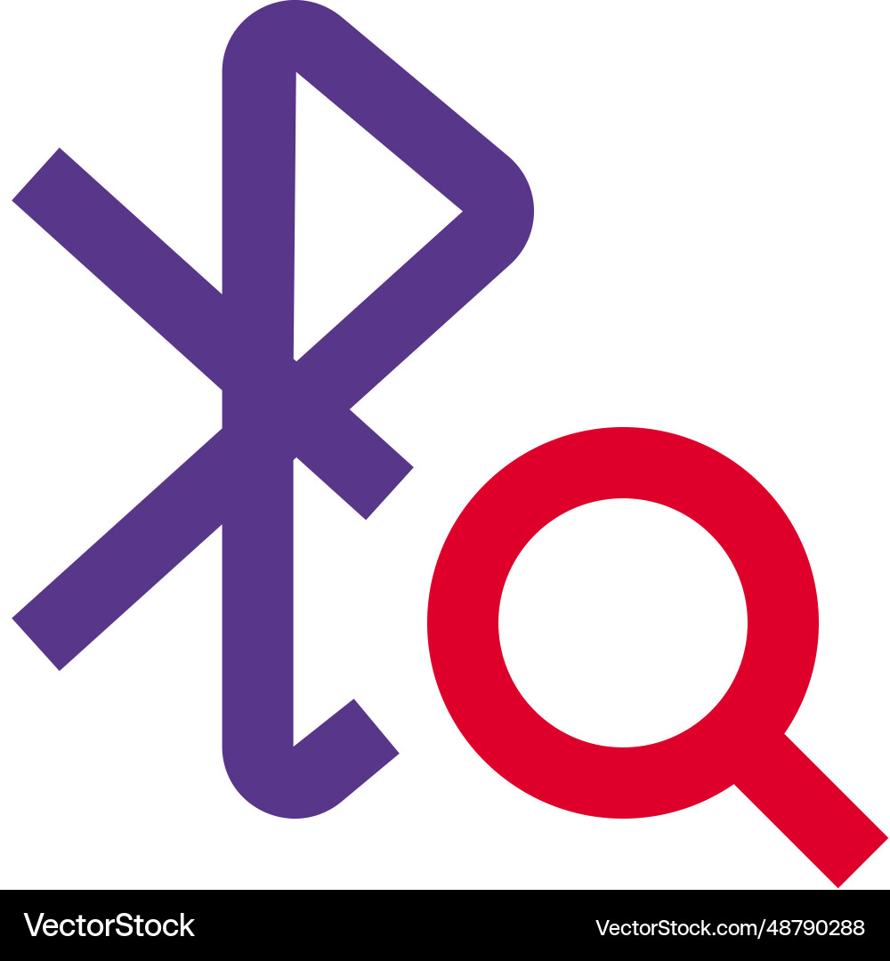 Searching a device by name for pairing Vector Image