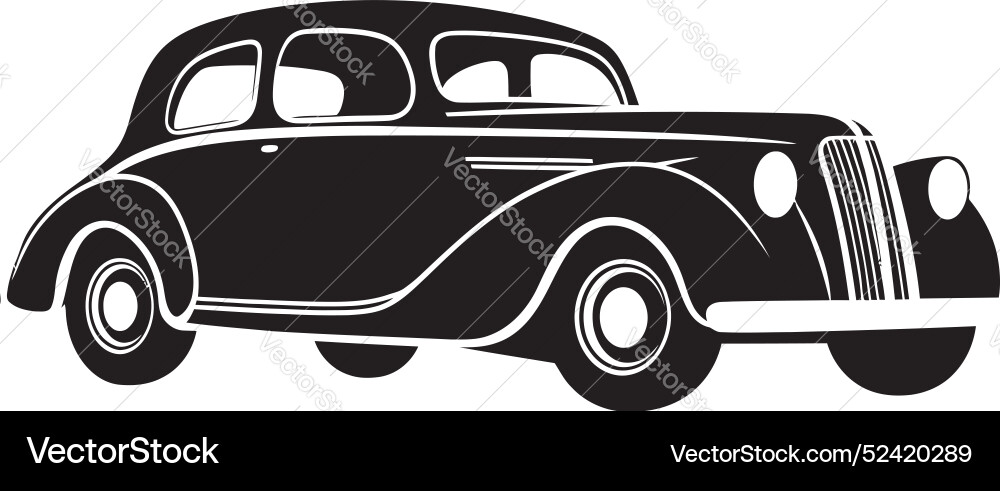 Classic splendor vintage logo icon retro Vector Image