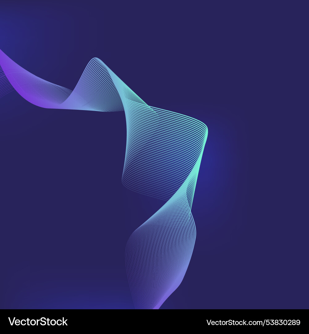 Creative abstract design with glowing gradient Vector Image