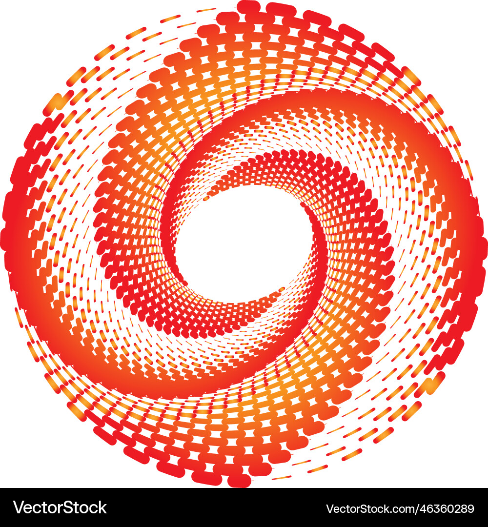 Dynamic abstract circle Vector Image