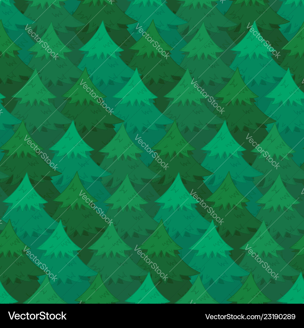 Mysterious pattern with coniferous forest Mysterious pattern with coniferous forest Vector Image