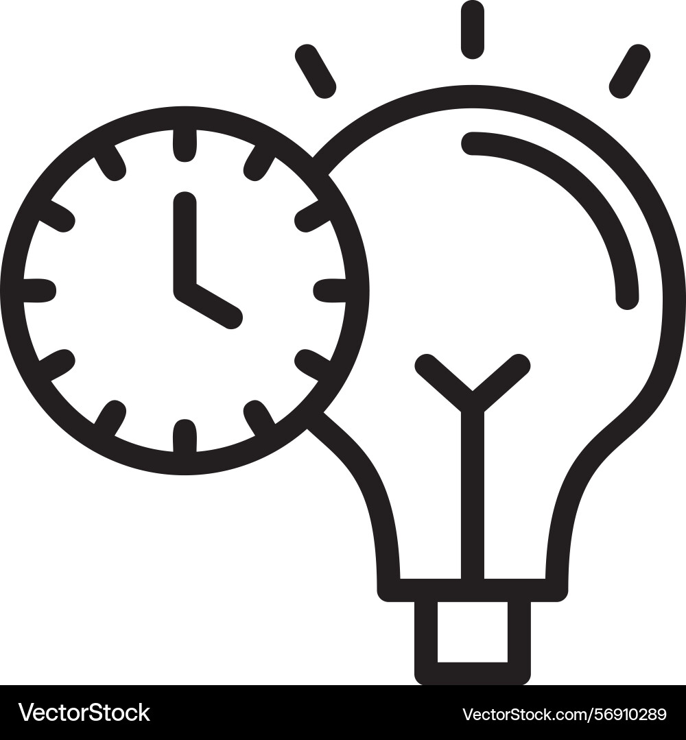 Quick wiz linear style icon design vector image